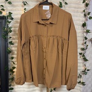 Andree Tan Button-Down Women's Shirt